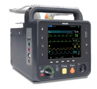 HeartStart Intrepid Defibrillator +SpO2+NIBP+EtCO2+Temp+Pacing+QCPR+ECG12L+Data