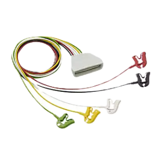 Cable ECG 5 Lead Grabber IEC Tele