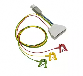 Cable ECG 3 Lead Grabber IEC + SpO2 Tele